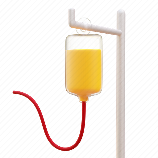 Iv, drip, fluid, intravenous, tube, liquid, medical 3D illustration - Download on Iconfinder