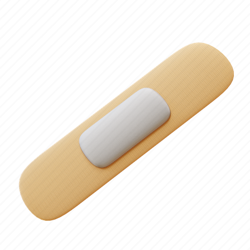 First aid, bandage, heal, injury, patch, tape, protection 3D illustration - Download on Iconfinder