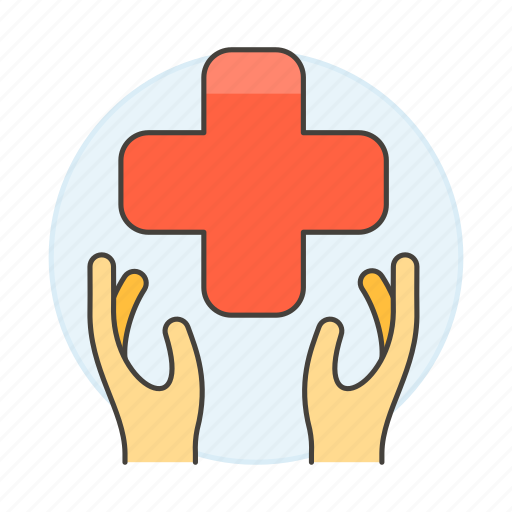 Benefits, cross, hand, health, insurance, medical, policy icon - Download on Iconfinder