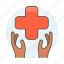 insurance, hand, red, policy, health, services, cross, benefits, medical 