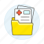 archive, care, case, cross, file, files, folder, health, information, patient, record, red, registry, report 
