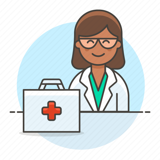 Aid, doctor, female, first, health, kit, medical icon - Download on Iconfinder