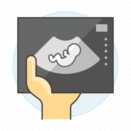 Imaging, fetus, offspring, echography, ultrasonography, pregnancy, human icon - Download on Iconfinder