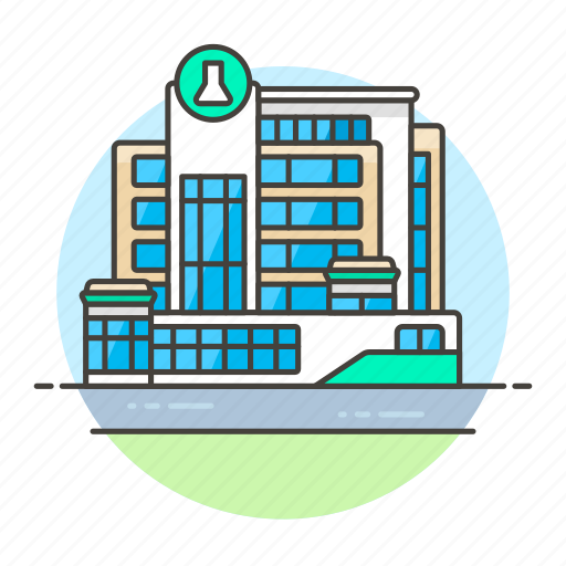 Building, chemistry, health, hospital, laboratory, medical, research icon - Download on Iconfinder