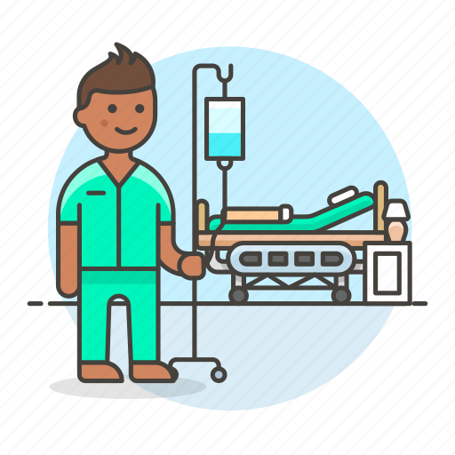 Care, health, iv, male, medical, operative, patient icon - Download on Iconfinder