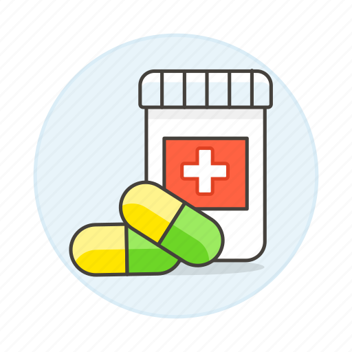 Bottle, capsule, drug, health, medicine, pharmacology, pill icon - Download on Iconfinder
