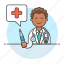stethoscope, doctor, hospital, personnel, syringe, male, vaccine, health, consultling, medical 