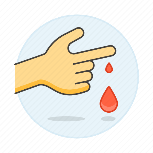 Bleed, wound, cut, hand, finger, laceration, injuries icon - Download on Iconfinder