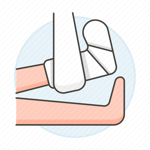 Affection, bandaged, bone, cast, fracture, health, injuries icon - Download on Iconfinder
