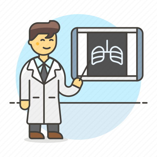 Diagnose, doctor, examination, film, health, male, monitoring icon - Download on Iconfinder