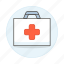 aid, box, emergency, equipment, first, health, healthcare, kit, medical, supplies 