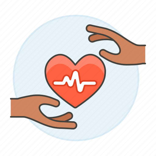 Ecg, ekg, electrocardiogram, hand, health, healthcare, heart icon - Download on Iconfinder