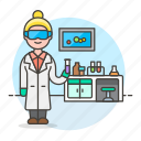 female, glassware, health, lab, laboratorist, laboratory, scientist, test, tube