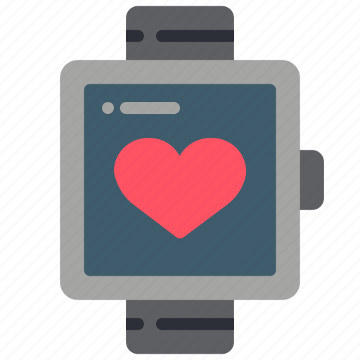 Fitness, health, heart, pulse, rate, watch, wearable icon - Download on Iconfinder