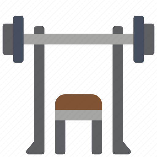 Bench, equipment, fitness, health, lift, press, weight icon - Download on Iconfinder