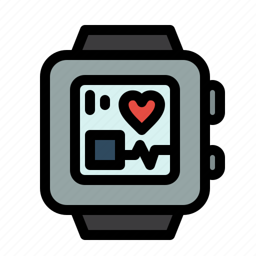 Handwatch, heartbeat, medical icon - Download on Iconfinder