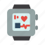 handwatch, heartbeat, medical 