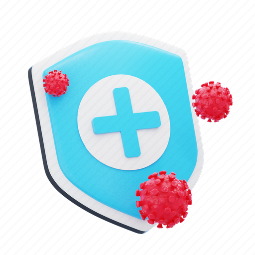 Health, shield, medicine, laboratory, blood, pharmacy, medical 3D illustration - Download on Iconfinder
