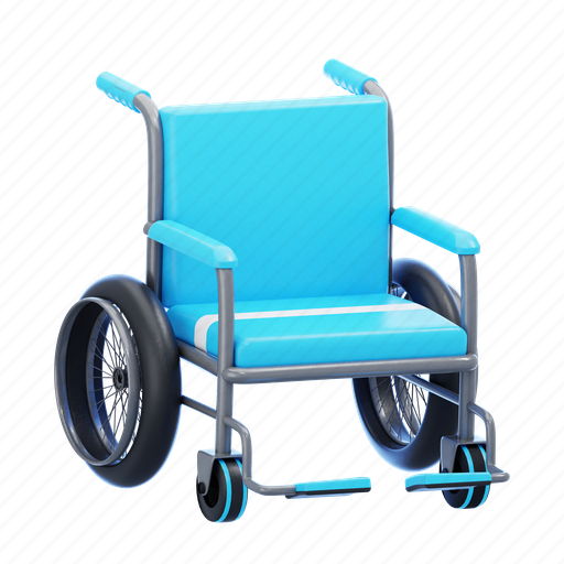 Wheelchair, health, medicine, laboratory, blood, pharmacy, medical 3D illustration - Download on Iconfinder