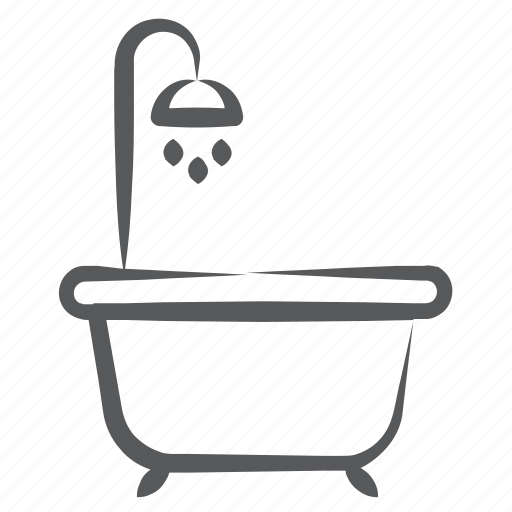 Bath, bathroom, bathtub, shower tub, tub icon - Download on Iconfinder