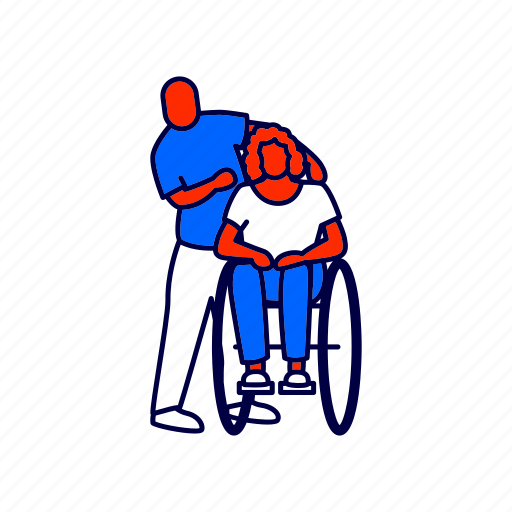 Disabled, patient, wheelchair icon - Download on Iconfinder