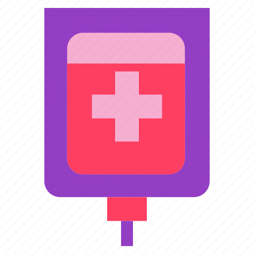 Bag, blood, hospital, infusion, sick icon - Download on Iconfinder