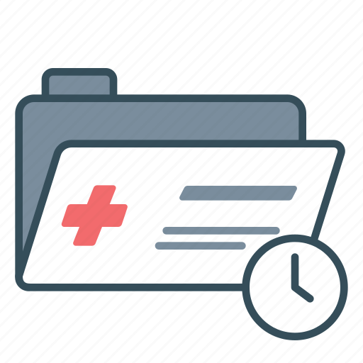 Document, file, folder, history, medical, record icon - Download on Iconfinder
