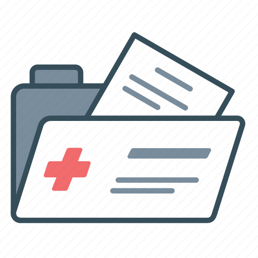 Document, file, folder, hospital, medical, record icon - Download on Iconfinder
