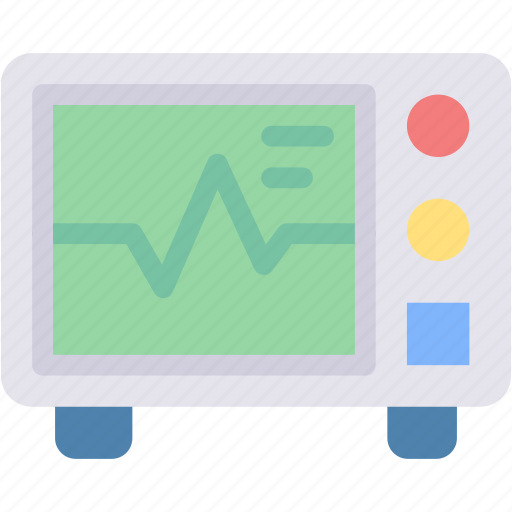 Ecg, monitor, heart, rate, ekg, healthcare, medical icon - Download on Iconfinder