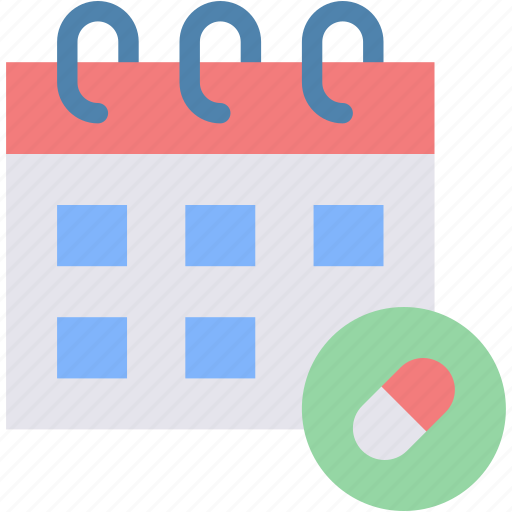 Medical, appointment, healthcare, and, schedule, checkup, calendar icon - Download on Iconfinder