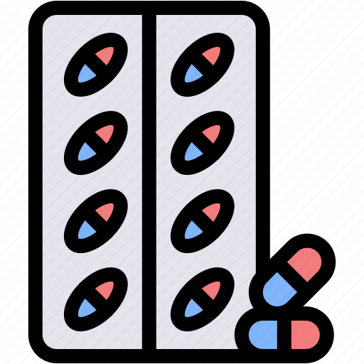 Pill, drug, blister, pills, pharmacy, medicine icon - Download on Iconfinder