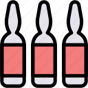 ampoule, healthcare, and, medical, vial, serum, drug, vaccine