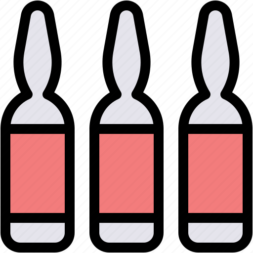Ampoule, healthcare, and, medical, vial, serum, drug icon - Download on Iconfinder