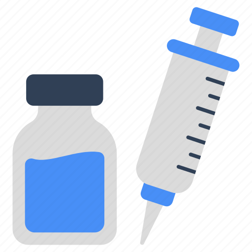 Injection, syringe, immunization, vaccine, medical treatment icon - Download on Iconfinder
