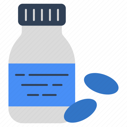 Medicine, drugs bottle, medical bottle, pills bottle, pills jar icon - Download on Iconfinder