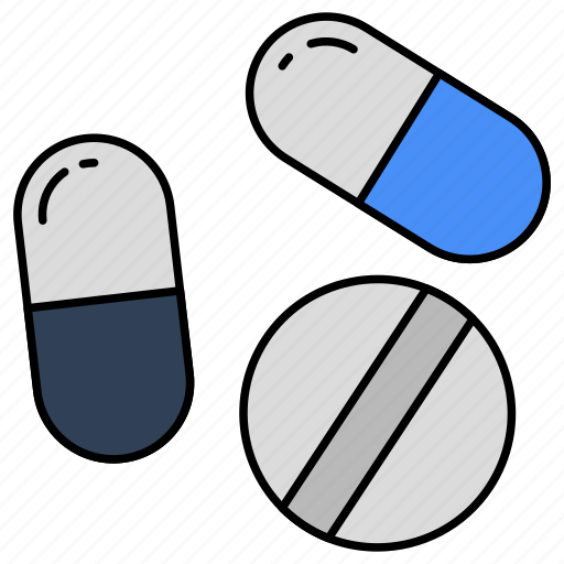 Pills, tablets, capsule, lozenge, medicine icon - Download on Iconfinder