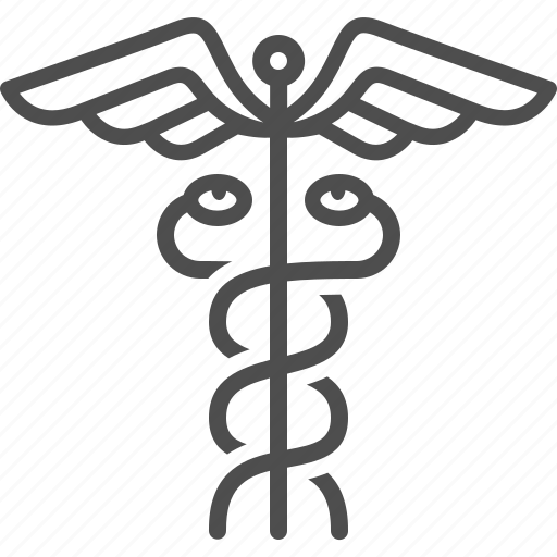 Caduceus, pharmacy, rod, snakes icon - Download on Iconfinder