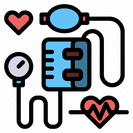 Healthcheck, bloodpressure, medical, health, healthcare, heart icon - Download on Iconfinder
