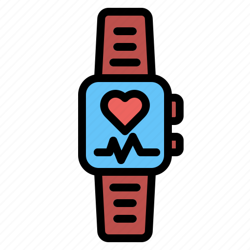 Healthcheck, smartwatch, watch, device, time, gadget, technology icon - Download on Iconfinder