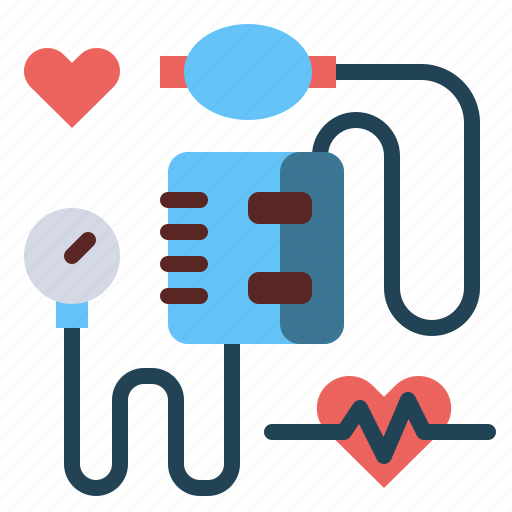 Healthcheck, bloodpressure, medical, health, healthcare, heart icon - Download on Iconfinder