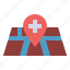 healthcheck, location, hospital, pin, medical, navigation, clinic 