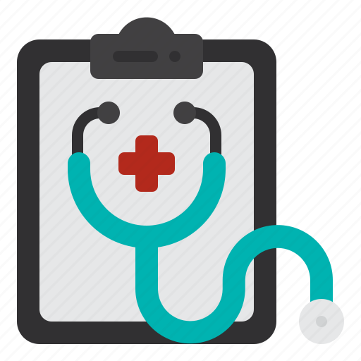 Checkup, check, exam, medical, clipboard, report, health icon - Download on Iconfinder