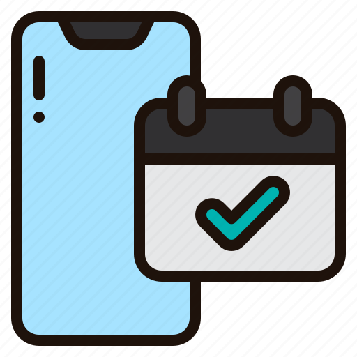 Appointment, exam, check, calendar, checkup, mobile, phone icon - Download on Iconfinder