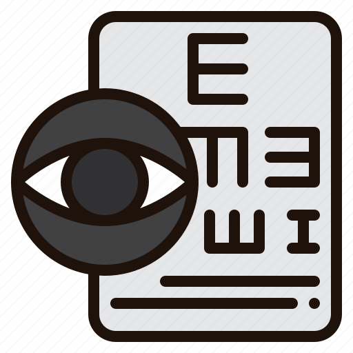 Eye, exam, optical, vision, check, checkup icon - Download on Iconfinder