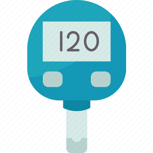 Glucometer, sugar, level, blood, diabetes icon - Download on Iconfinder