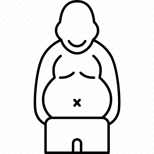 Obese, fat, disease, weight, body icon - Download on Iconfinder