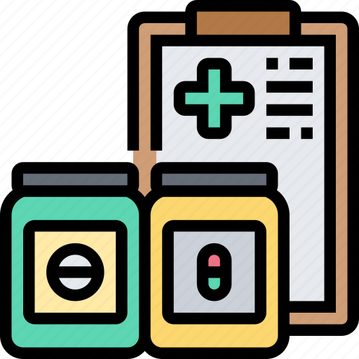 Prescription, drugs, medicine, treatment, pharmacy icon - Download on Iconfinder