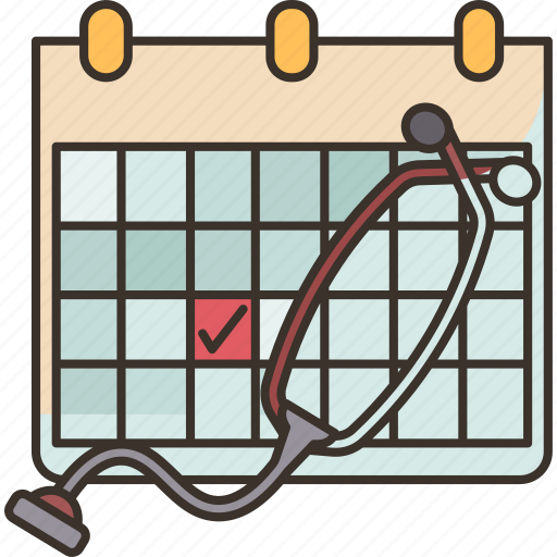 Annual, calendar, schedule, doctor, appointment icon - Download on Iconfinder