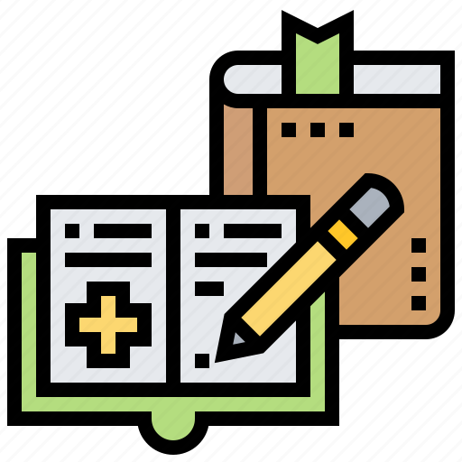 Book, diagnosis, medical, prescription, report icon - Download on Iconfinder