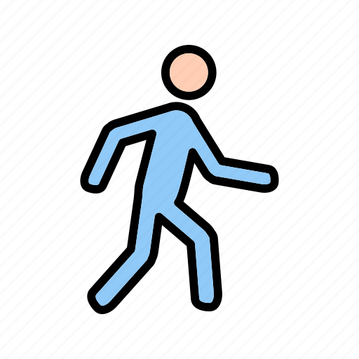 Running, walking, fitness icon - Download on Iconfinder
